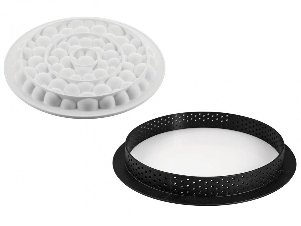 Silikomart Silikonform Kit Tarte Ring Bubble, 190mm