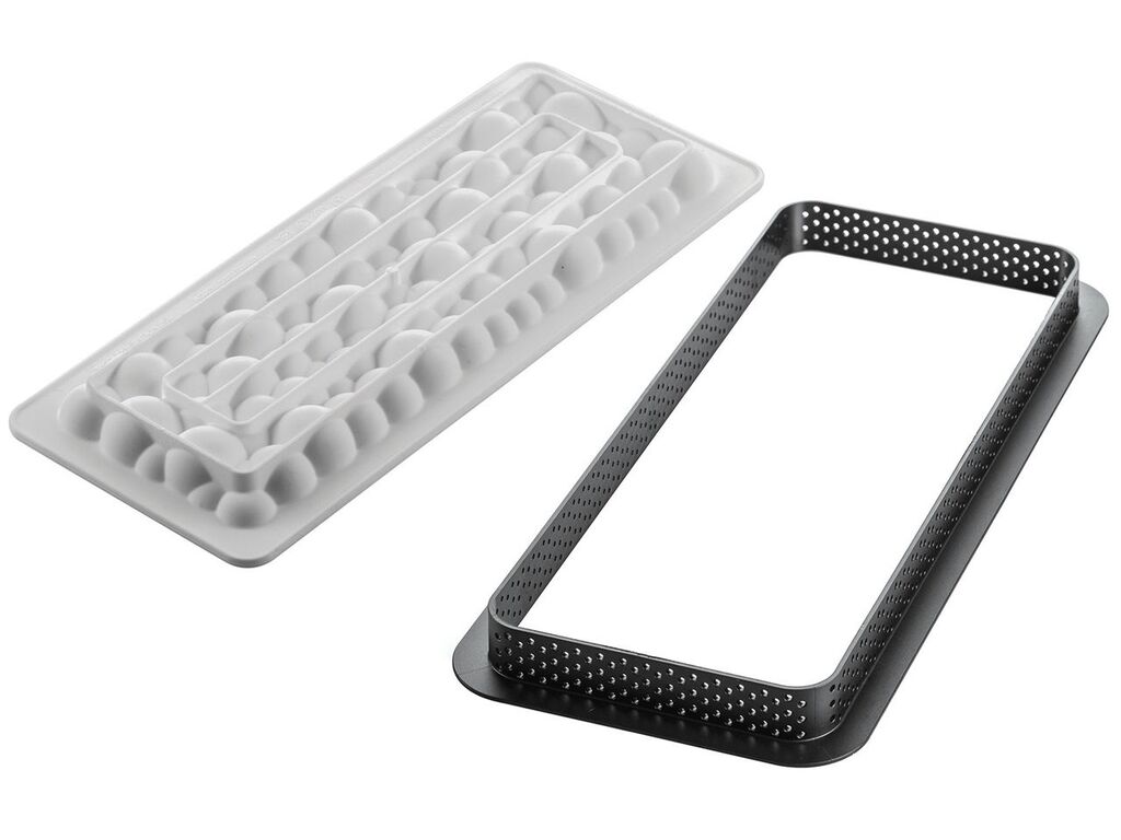 Silikomart Silikonform Kit Tarte Ring Bubble, 265x105mm