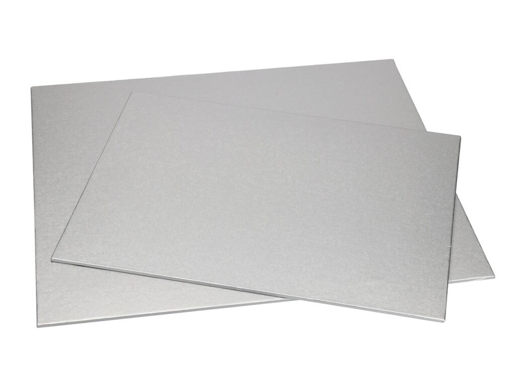 Cake Masters Cakeboard rechteckig 46x40cm silber 4mm