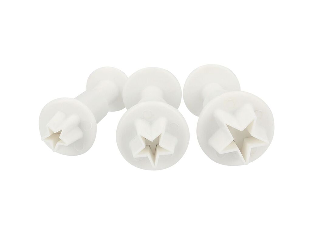 Cake Masters Ausstecher + Stempel Stern 3er