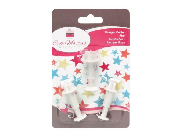 Cake Masters Ausstecher + Stempel Stern 3er – Bild 2