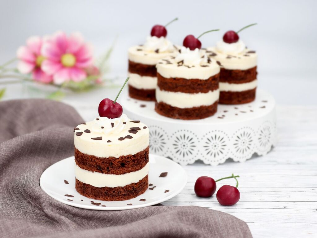 Cake Masters Backmischung Schwarzwälder Mini-Törtchen 506g