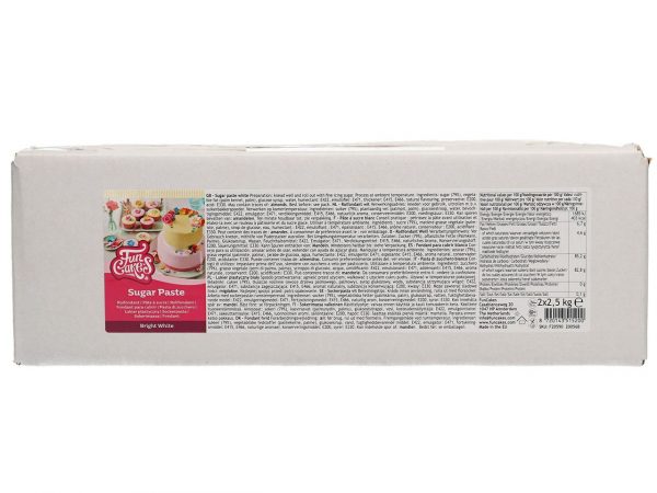 FunCakes Fondant Reinweiß, 2x2,5kg – Bild 2