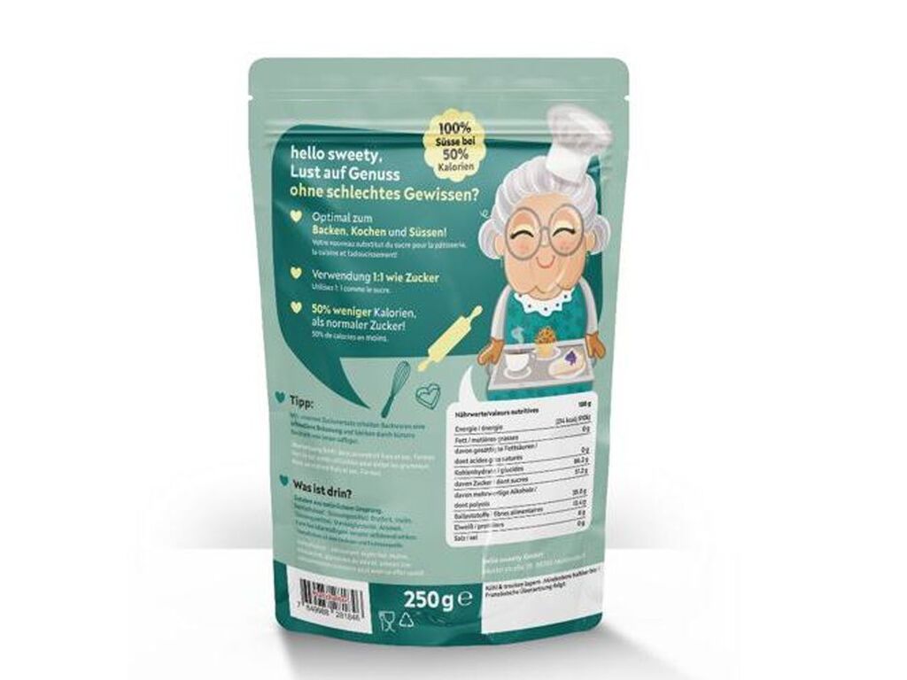 Hello Sweety - Zuckerersatz 250g