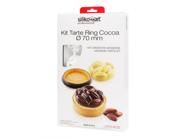 Silikomart Silikonform Kit Tarte Ring Cocoa 70mm – Bild 2