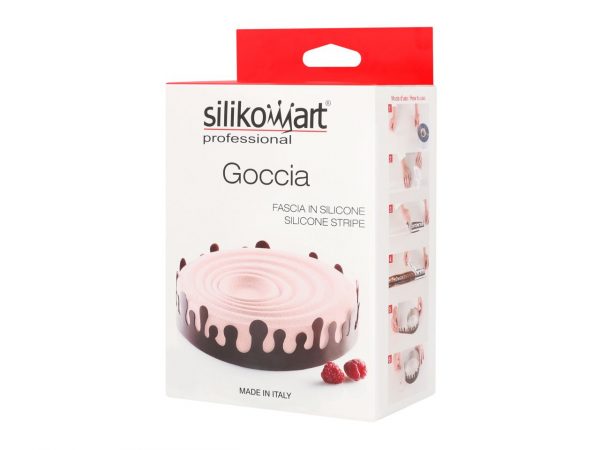 Silikomart Silikonform Bordüre Goccia – Bild 2