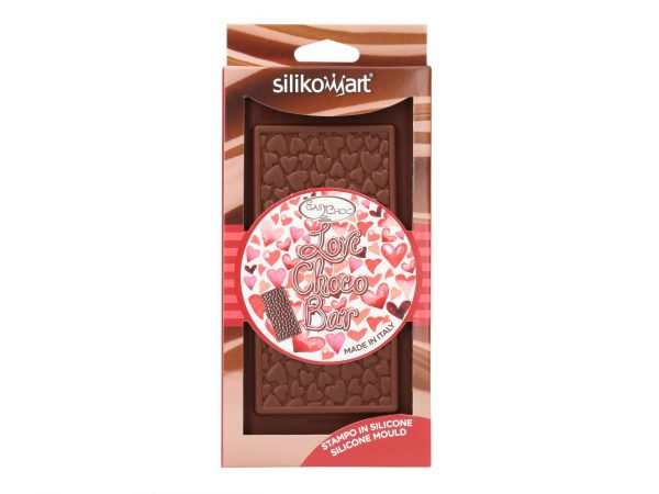 Silikomart Silikonform Tafel Love Choco Bar – Bild 2