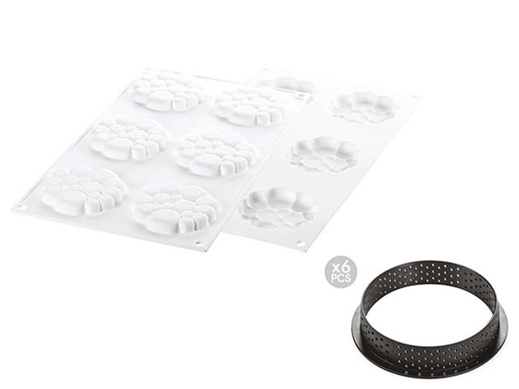 Silikomart Silikonform Kit Tarte Ring Paradis 80mm