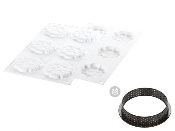 Silikomart Silikonform Kit Tarte Ring Paradis 80mm