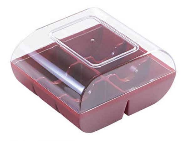 Silikomart Macaron Verpackung 6er ruby