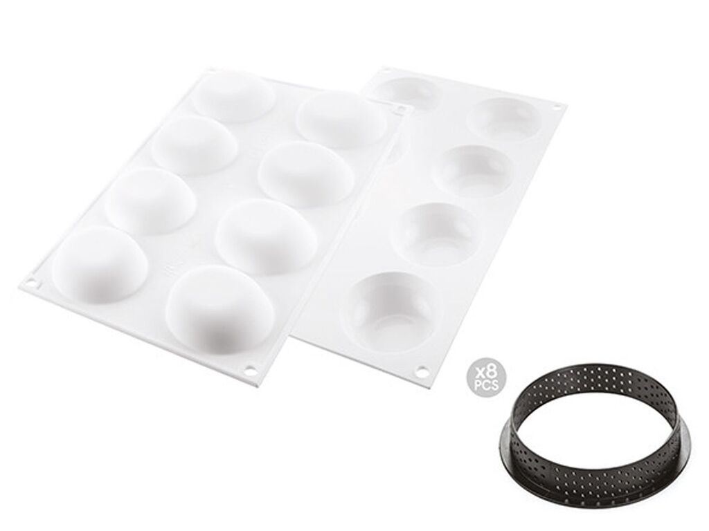 Silikomart Silikonform Kit Tarte Ring Palet 70mm