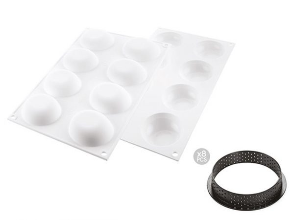 Silikomart Silikonform Kit Tarte Ring Palet 70mm