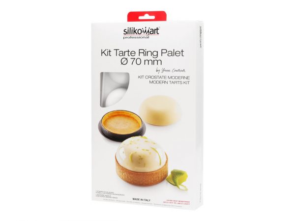 Silikomart Silikonform Kit Tarte Ring Palet 70mm – Bild 2