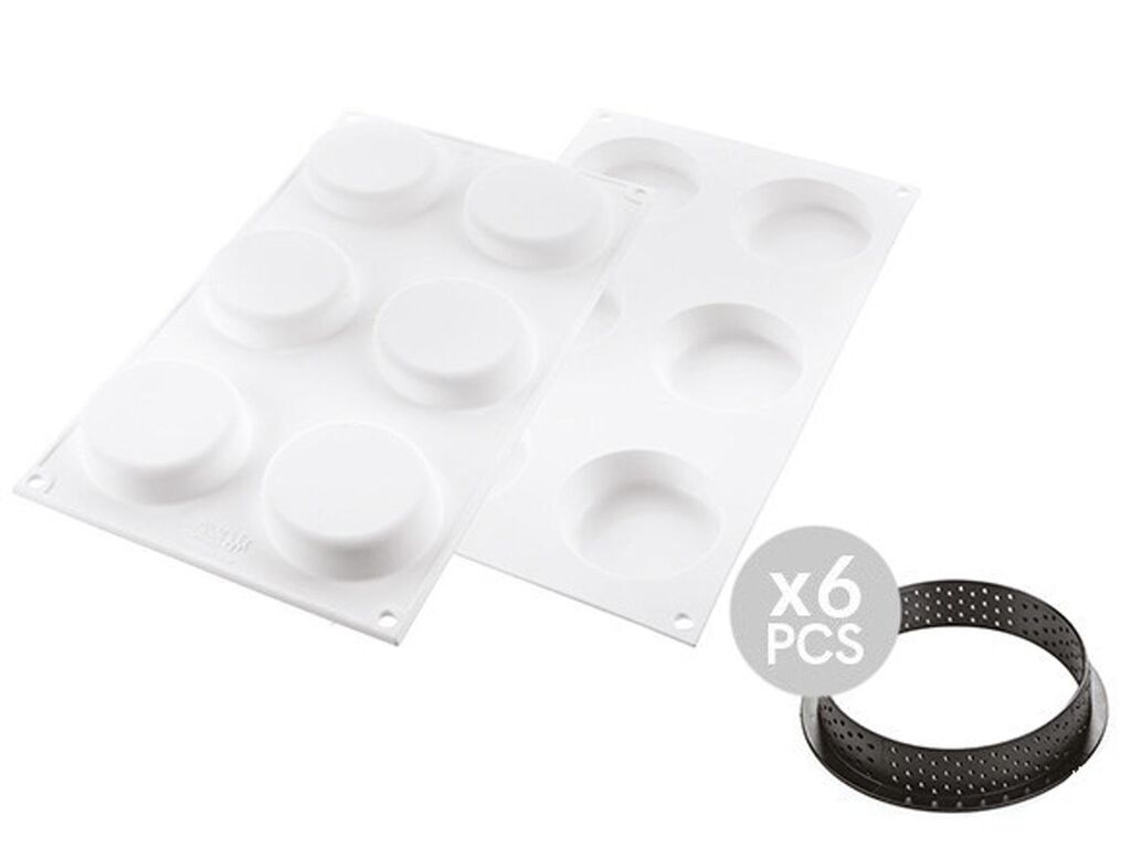 Silikomart Silikonform Kit Tarte Ring Klassik 70mm