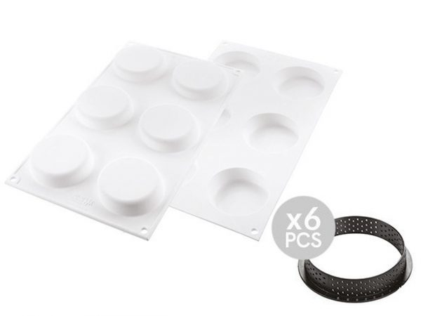 Silikomart Silikonform Kit Tarte Ring Klassik 70mm