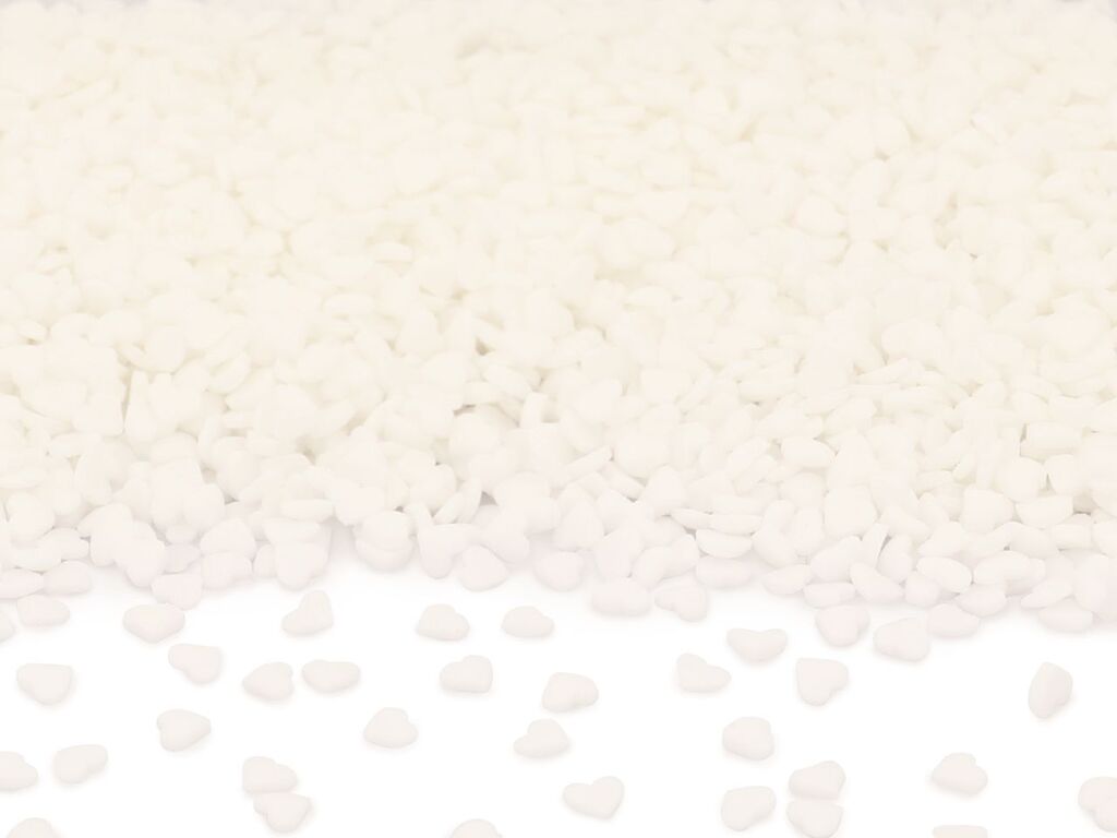 Cake Masters Streudekor Herzen, Mini, Weiß, 70g
