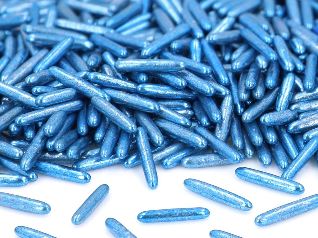 CM Basics Sugar rods XL metallic dunkelblau 80g