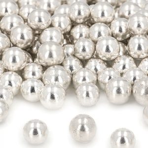 Cake Masters Weiche Zuckerperlen silber, 10mm, 60g