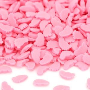 Cake Masters Streudekor Füßchen rosa 70g