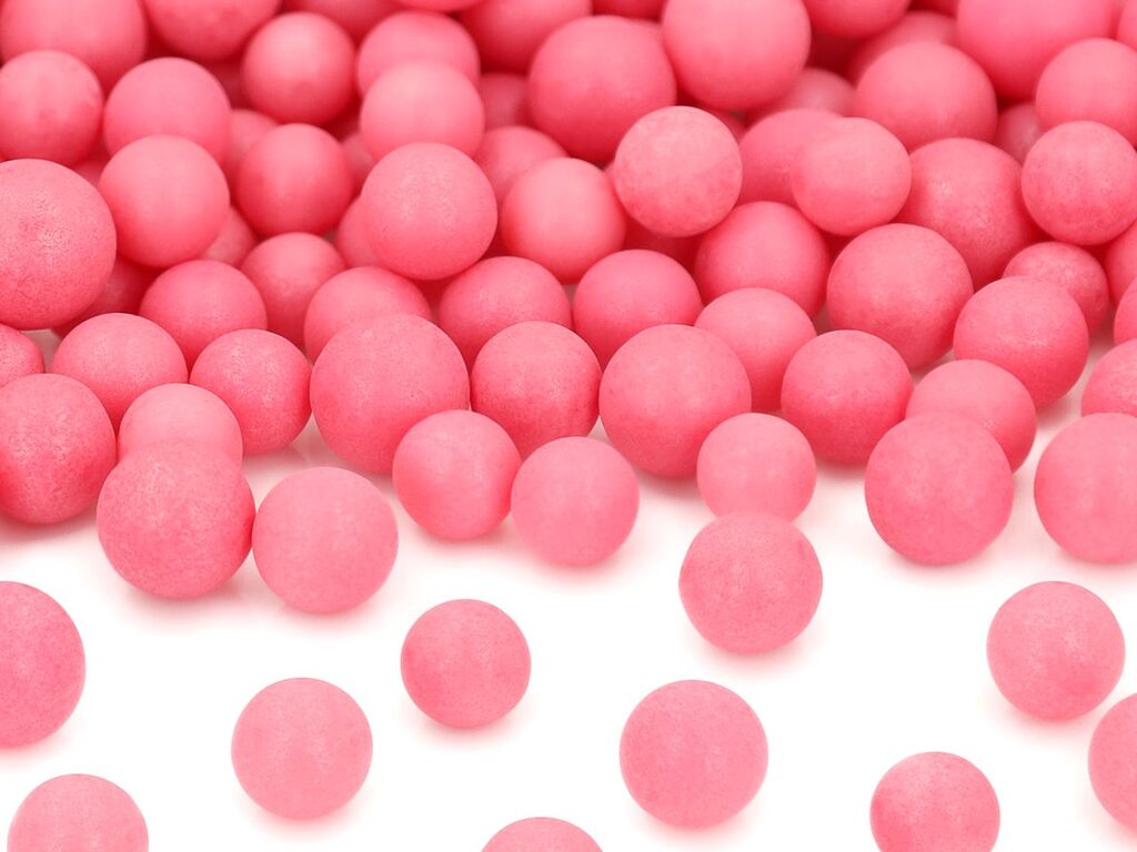 Cake Masters Weiche Zuckerperlen pink 10mm 60g