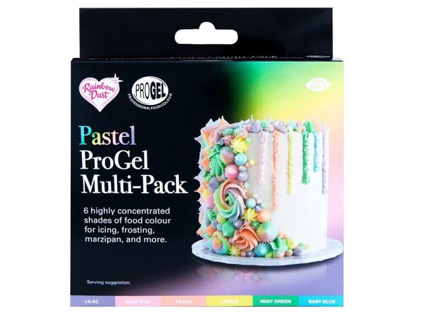 Rainbow Dust ProGel Multipack Pastell 6x25g – Bild 2