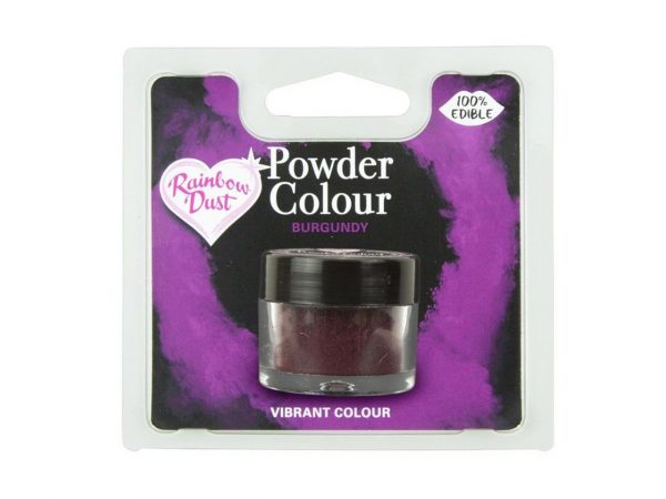 Rainbow Dust Puderfarbe Burgundy 2g – Bild 2