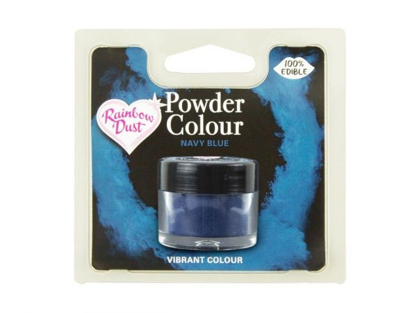 Rainbow Dust Puderfarbe Navy Blue 2g – Bild 2