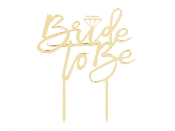 Cake Masters Cake Topper Bride to be gold – Bild 3