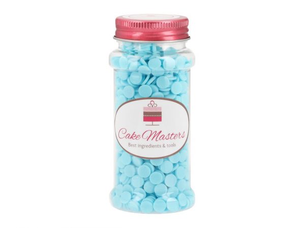 Cake Masters Streudekor Konfetti groß hellblau 80g – Bild 2