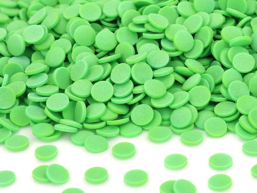 CM Basics Streudekor Konfetti groß mintgrün 80g