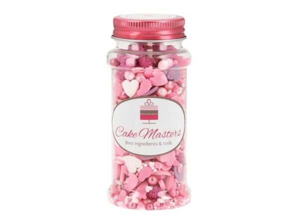 Cake Masters Sprinkles Baby Love pink 80g – Bild 2