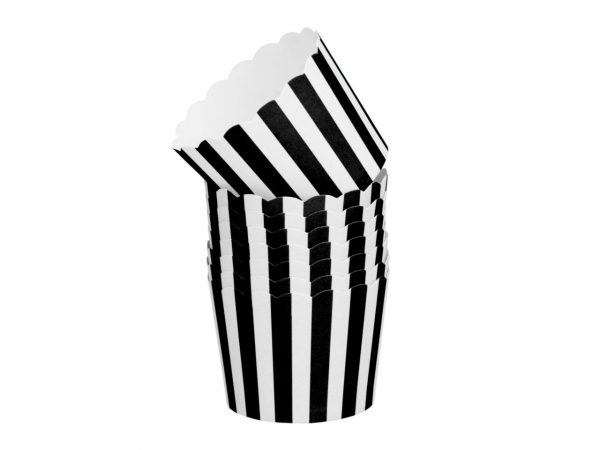 Cake Masters Cupcake Cup schwarz-weiß 20 Stück