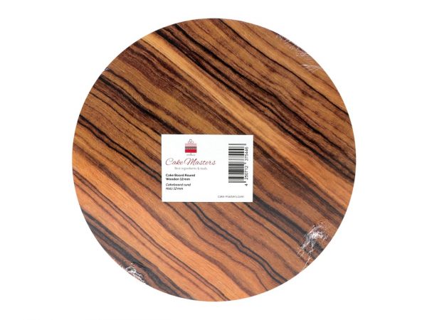 Cake Masters Cakeboard rund 25cm Holz – Bild 2