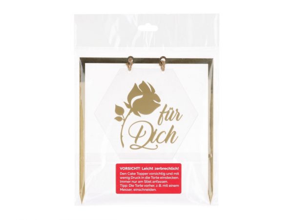 CakeMasters Cake Topper Für Dich – Bild 2