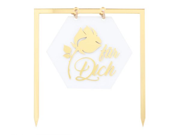 CakeMasters Cake Topper Für Dich – Bild 3