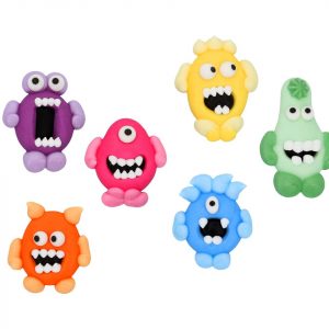 Cake Masters Monster flach Zucker 6 Stück