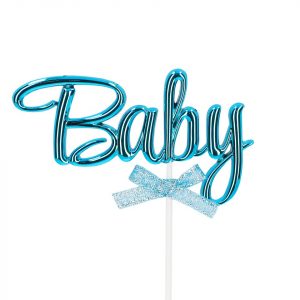 Cake Masters Cake Topper Baby blau