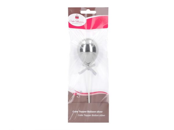Cake Masters Cake Topper Ballon silber – Bild 2