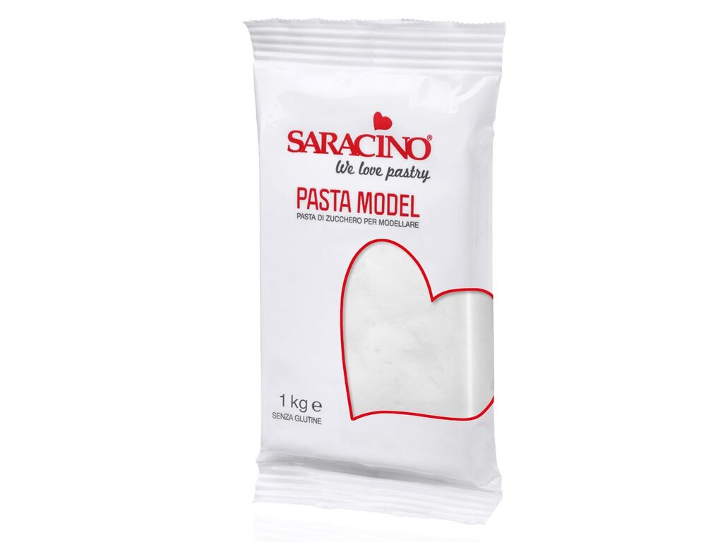 Saracino Modellierfondant Pasta Model weiß 1kg