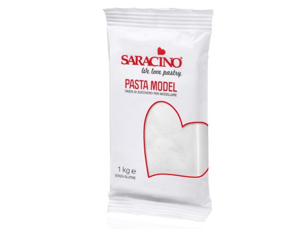 Saracino Modellierfondant Pasta Model weiß 1kg – Bild 2
