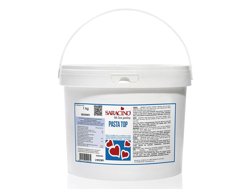 Saracino Fondant Pasta Top weiß, 5kg