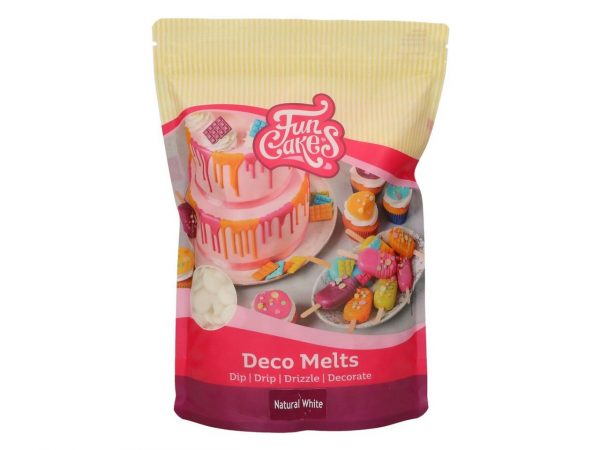FunCakes Deco Melts - Natürliches Weiß, 1kg – Bild 2