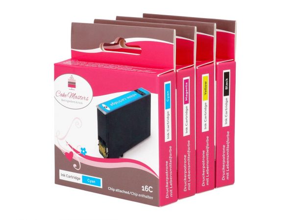 Cake Masters Patronen 4er (Epson 16 C-M-Y-BK) – Bild 2