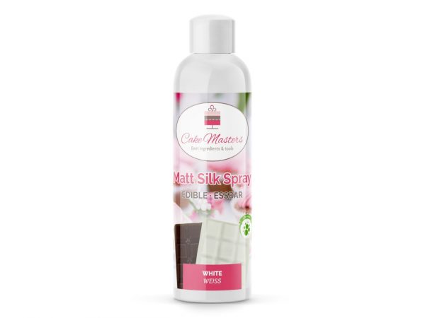 Cake Masters Farbspray Matt Silk weiß 100ml – Bild 2