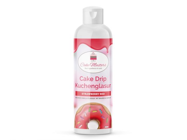 Cake Masters Cake Drip Strawberry Red 250g – Bild 2
