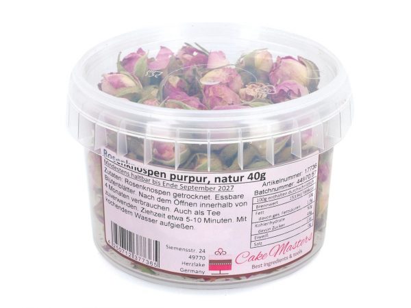 CM Basics Rosenknospen purpur, natur 40g – Bild 2