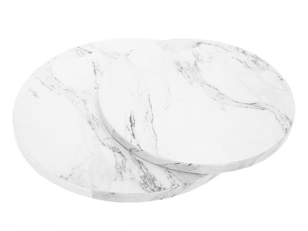 Cake Masters Cakeboard rund, 25cm Marmor weiß