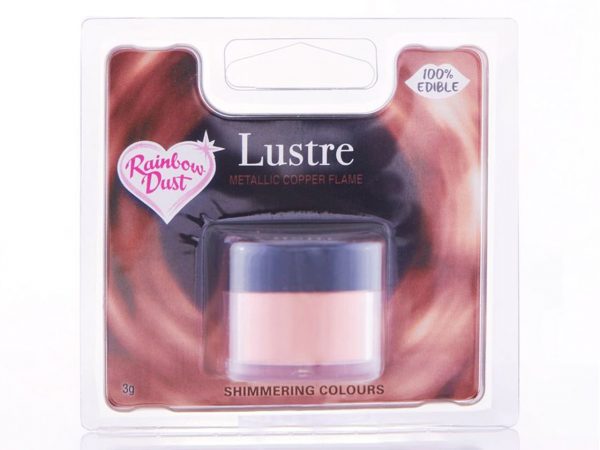 Rainbow Dust Puderfarbe Metallic Copper Flame 3g – Bild 2