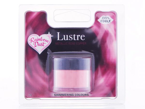Rainbow Dust Puderfarbe Metallic Rose Copper 3g – Bild 2