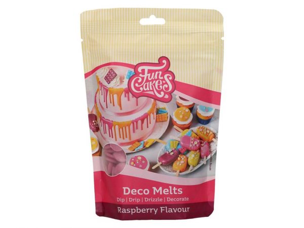 Funcakes Deco Melts Himbeergeschmack, 250g – Bild 2